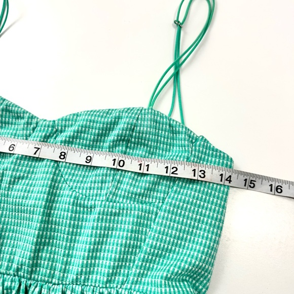 Urban Outfitters Green Gingham Jumpsuit - Picture 7 of 9